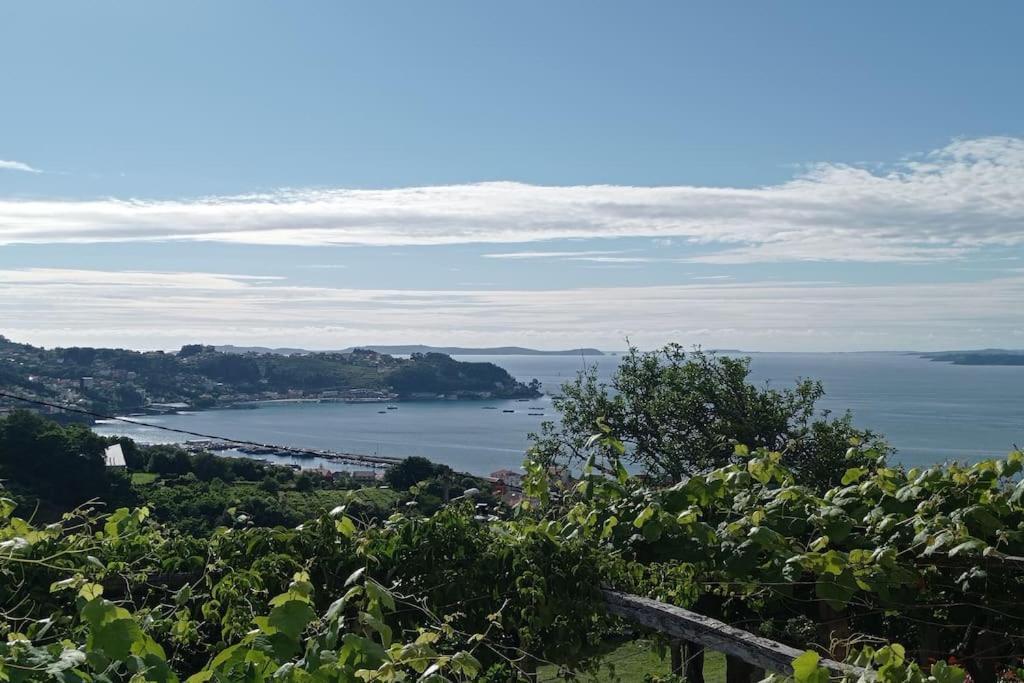A Barraca. Casa Con Jardin Y Vistas A La Ria Villa Bueu Exterior foto