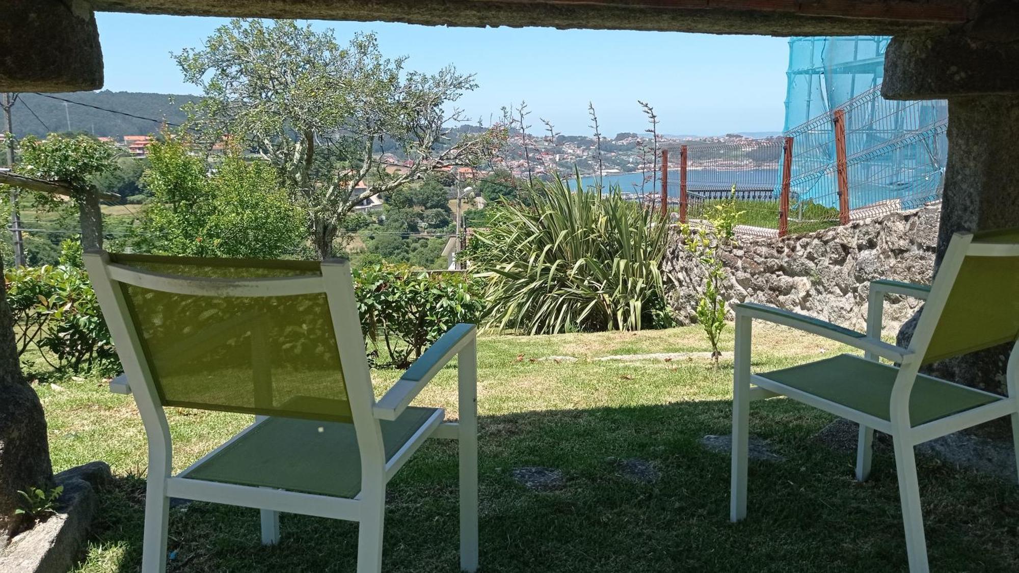 A Barraca. Casa Con Jardin Y Vistas A La Ria Villa Bueu Exterior foto