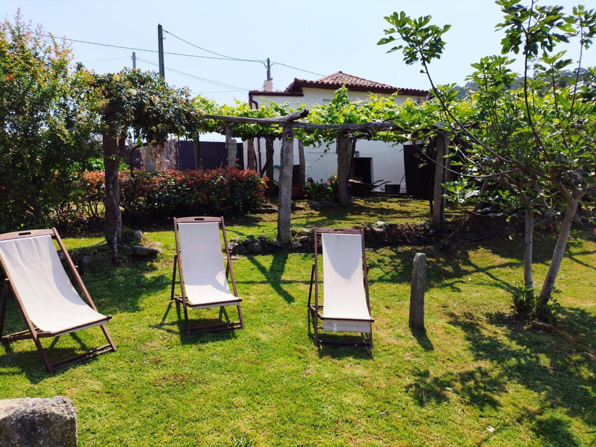 A Barraca. Casa Con Jardin Y Vistas A La Ria Villa Bueu Exterior foto
